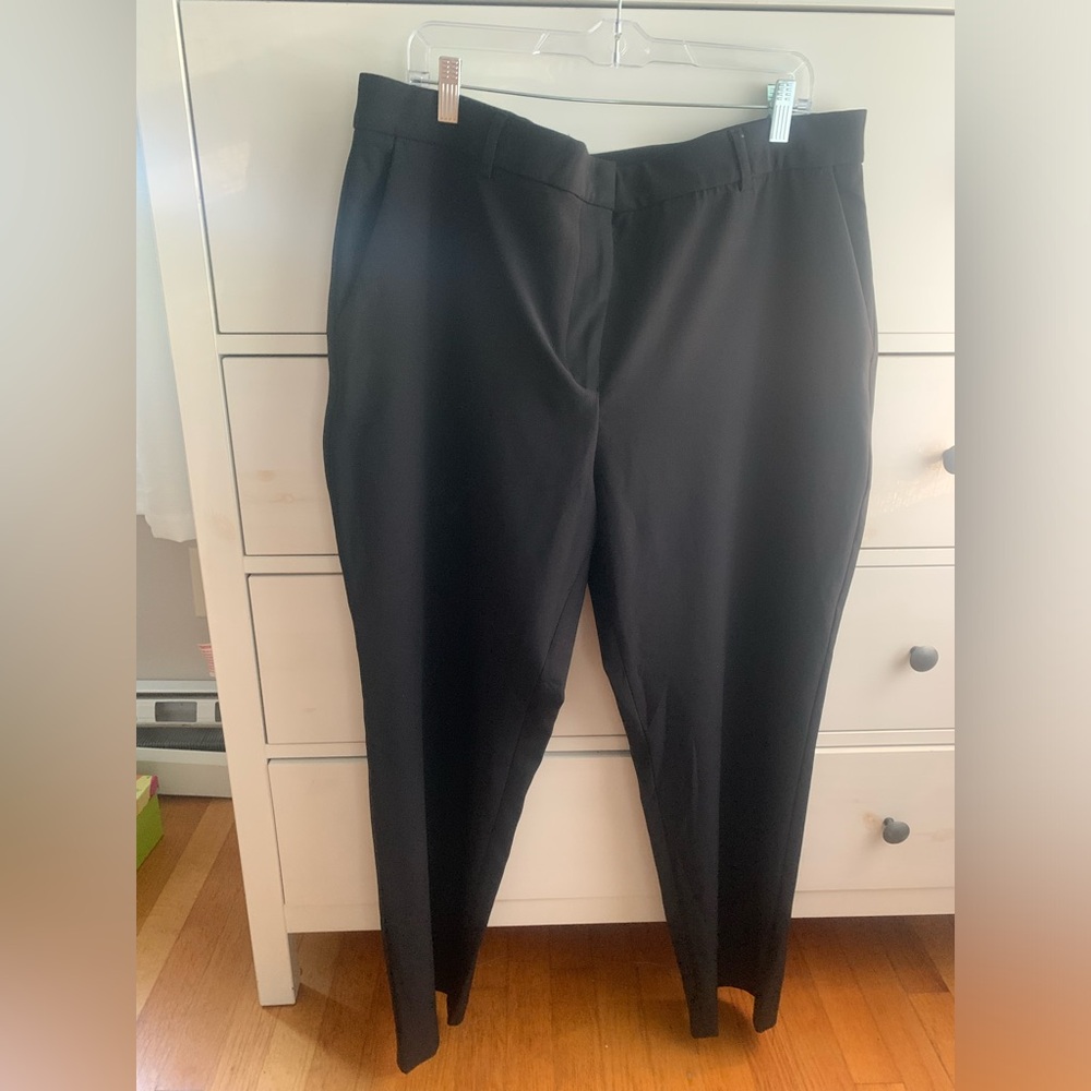 Women’s Express Black Pants. Hook/Clasp Closure. Side & Back Pockets. Size 16.